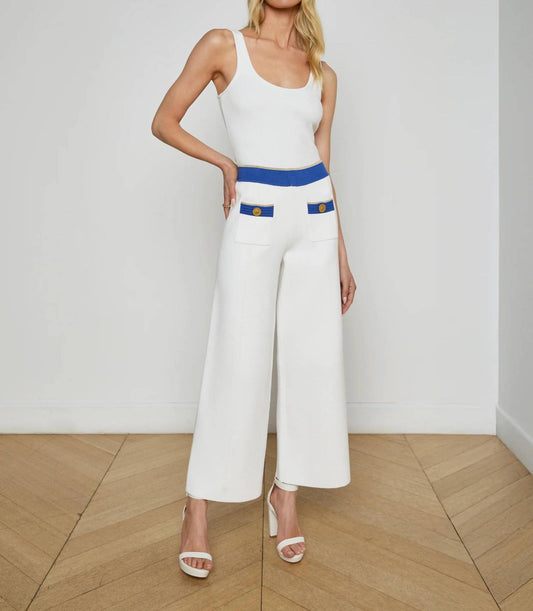 L'Agence - Women's Madrid Wide Leg Knit Pant