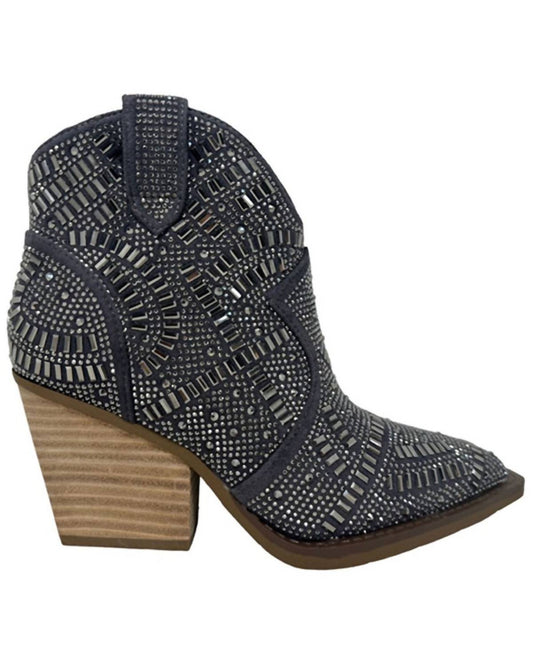 Very G - One Day Rhinestone Fashion Booties
