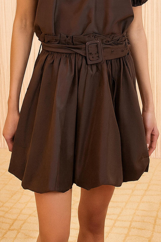 Ulla Johnson - Penina Silk Bubble Hem Skirt