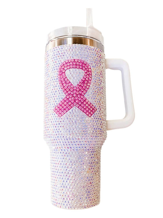 Nima Accessories - Sparkly Rhinestone Embellished Tumbler - 40oz