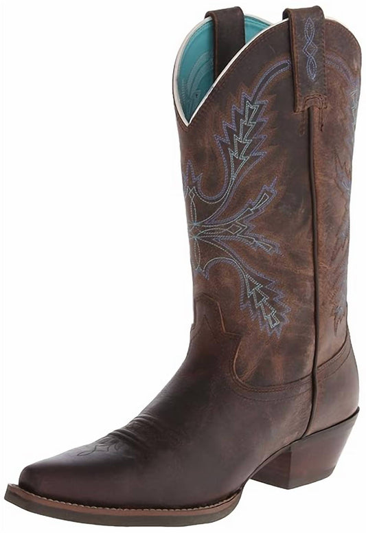 Justin - Women's Stampede Silver Collection Western Cowboy Boot