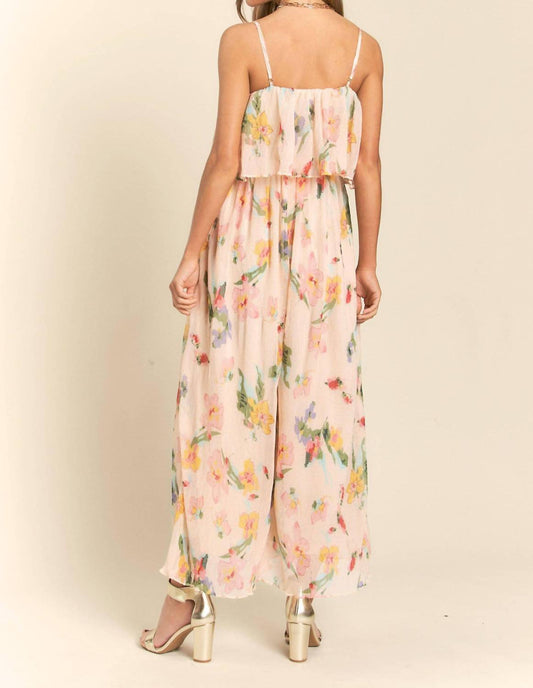 J.Nna - Megan Floral Jumpsuit