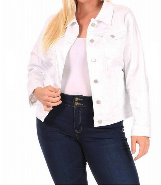 Amaryllis - Classic Denim Jacket - Plus