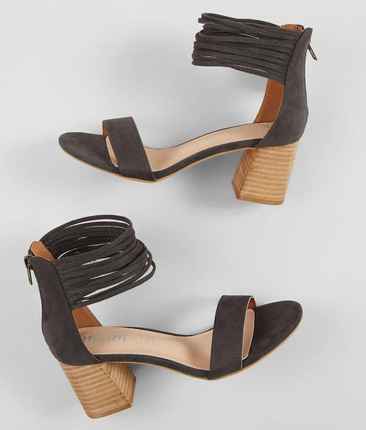Miim - Ankle Strap Block Heel Sandal