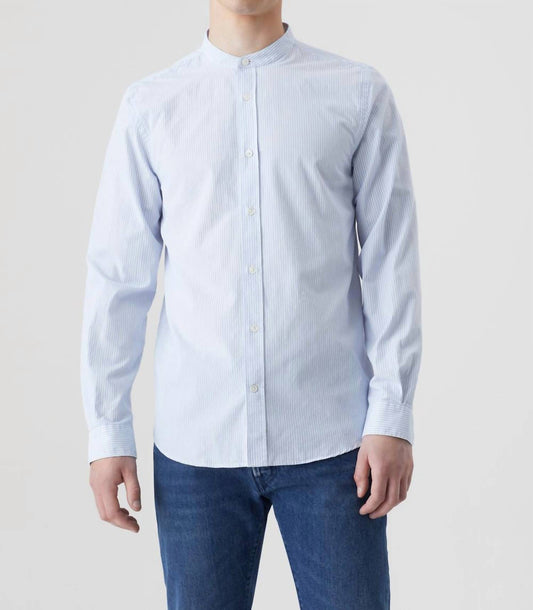 Closed - Men’s Collarless Long Sleeve Shirt