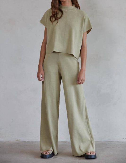 By Together - Leonie High Waisted Wide Leg Pants
