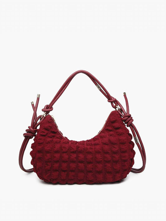 Jen & Co. - Women's Nelly Quilted Puffy Shoulder Crossbody Bag With Knotted Strap