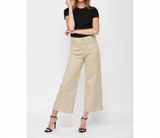 Mica Denim - Cropped Wide Leg