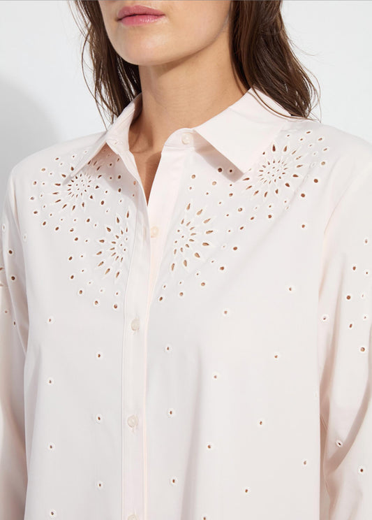 Lysse - Zelie Eyelet Embroidered Shirt