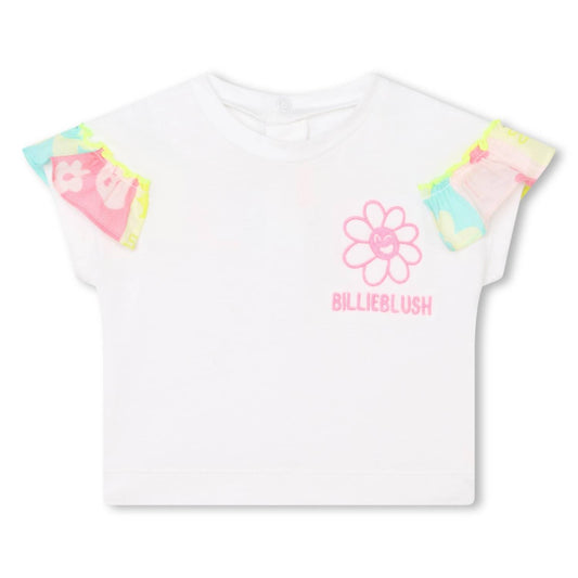 Billieblush - Baby Set Of Tshirt With Flounces & Matching Shorts