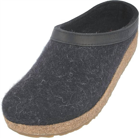 Haflinger - Women's Gzl Leather Trim Clog