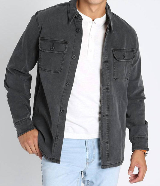 Jachs New York - Stretch Flannel Lined Denim Jacket