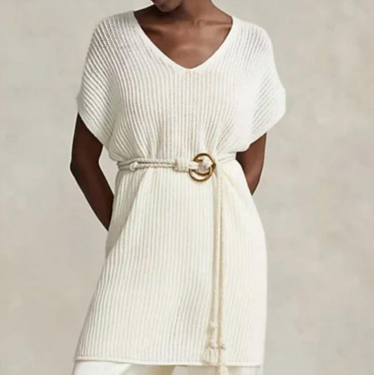 Ralph Lauren - Open-Stitch Merino Wool Tunic