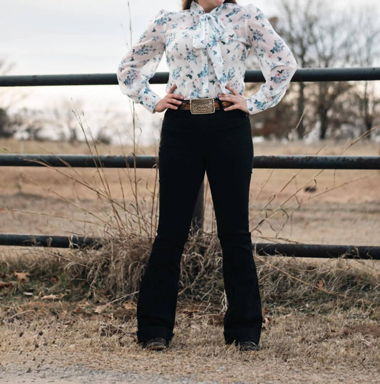 Howdy Hanny - Bridgeport Floral Tie Top
