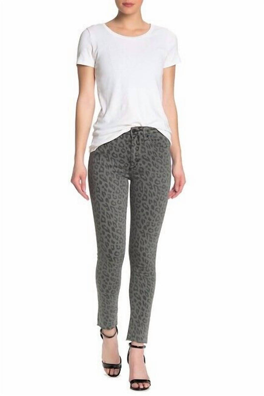 Joe'S Jeans - High Rise Leopard Print Skinny Jeans