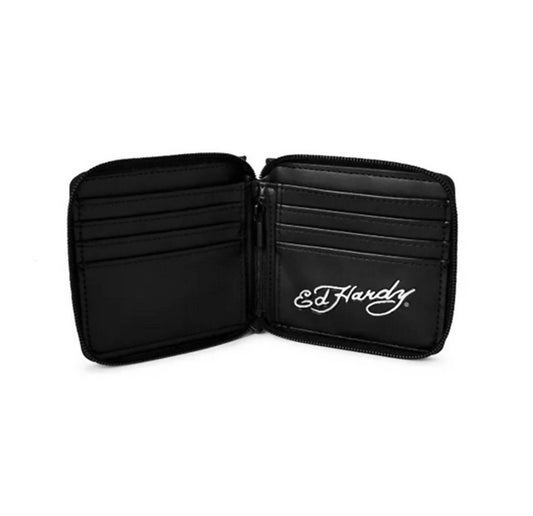 Ed Hardy - Men's Tiger Zip Around Pop Sritch Wallet
