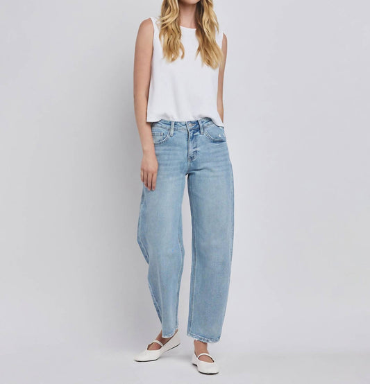 Lovervet - High Rise Barrel Jean