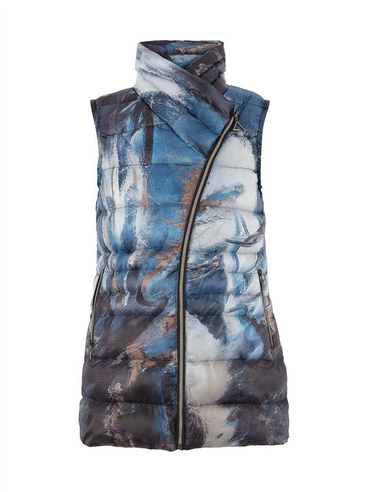Dolcezza - Abstract Detail Puffer Vest