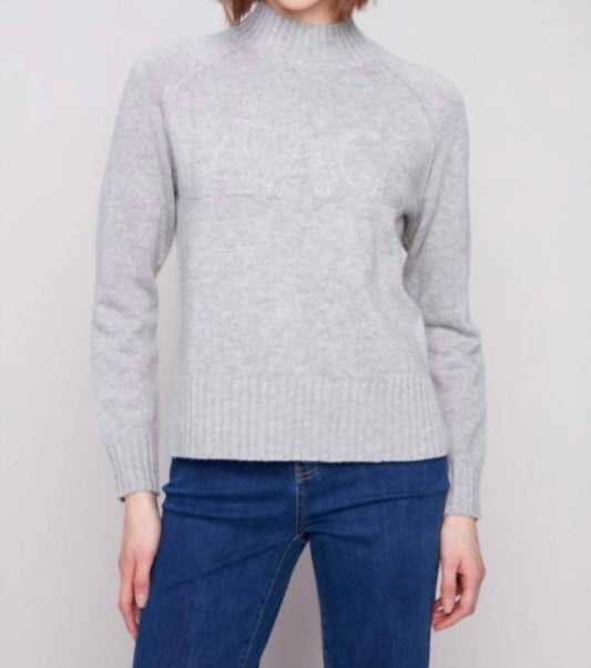 Charlie B - Jacquard PEACE Sweater