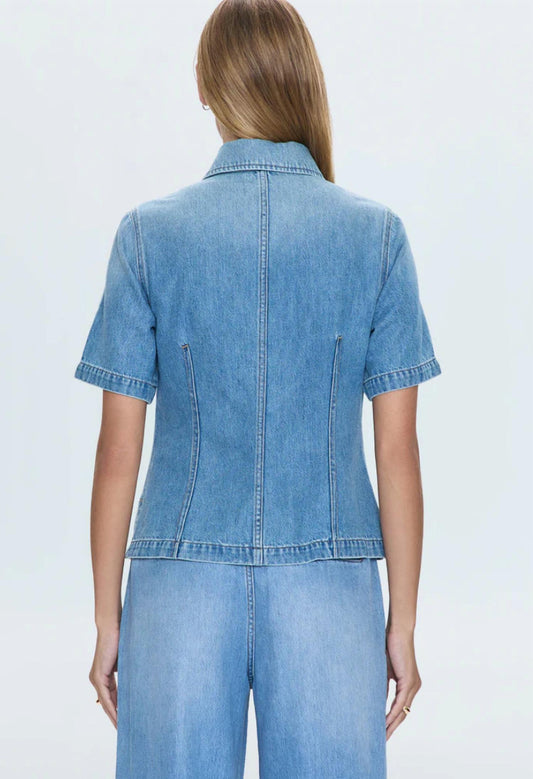 Pistola - Cyndi Short Sleeve Denim Shirt