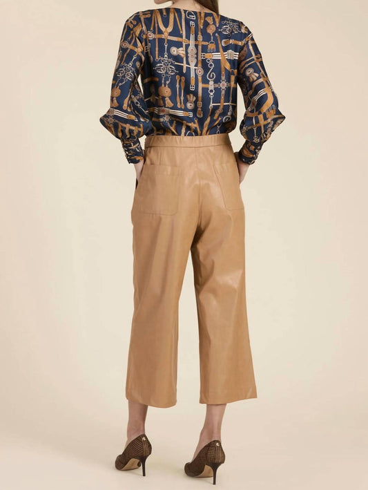 Tyler Boe - Payton Vegan Leather Cropped Pants