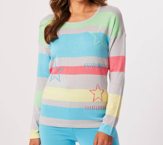 French Kyss - Star Scoop Neck Top