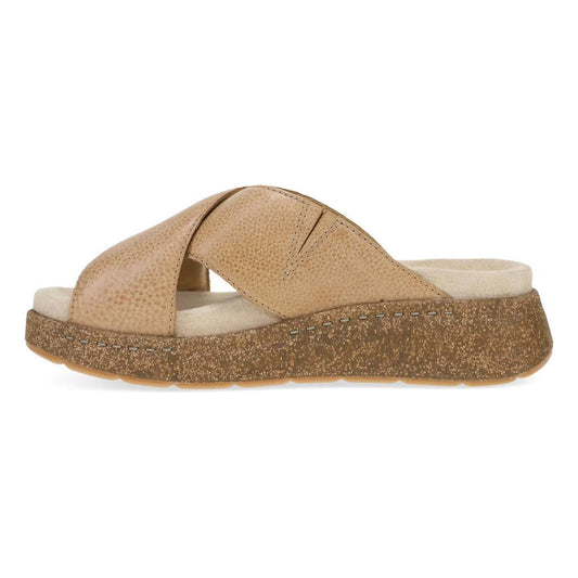 Dansko - Bridget Cork Platform Sandals - beige - sandals - shoes