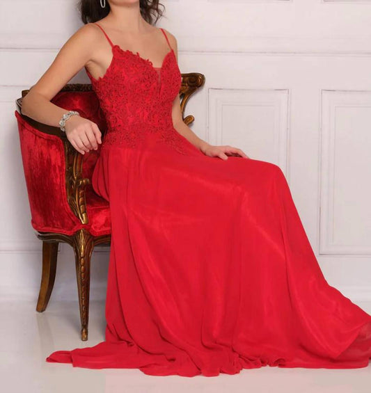 Dave & Johnny - Elegant Prom Dress - clothing - dresses - patterned