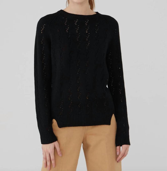 Revive Cashmere - Cashmere Pointelle Stitch Sweater