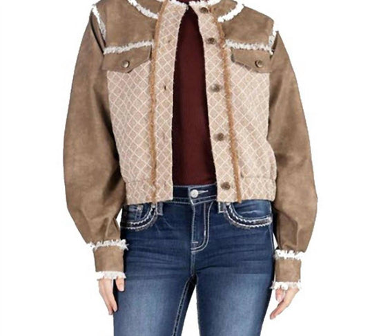 Miss Me - Women's Faux Leather Jacket