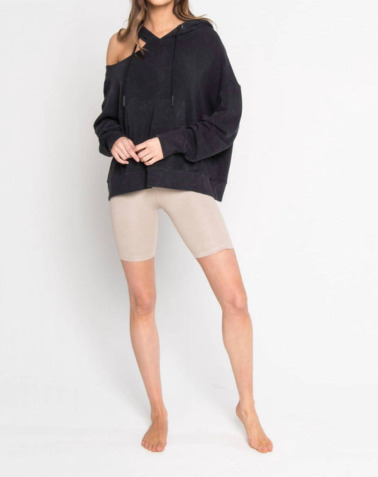 Chrldr - Oversized Cut Shoulder Hoodie