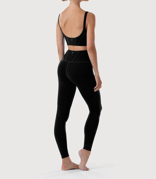 Bloch - Paneled Waist Leggings