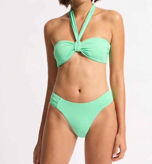 Seafolly - Women's Collective Ruched High Leg Bikini Bottom