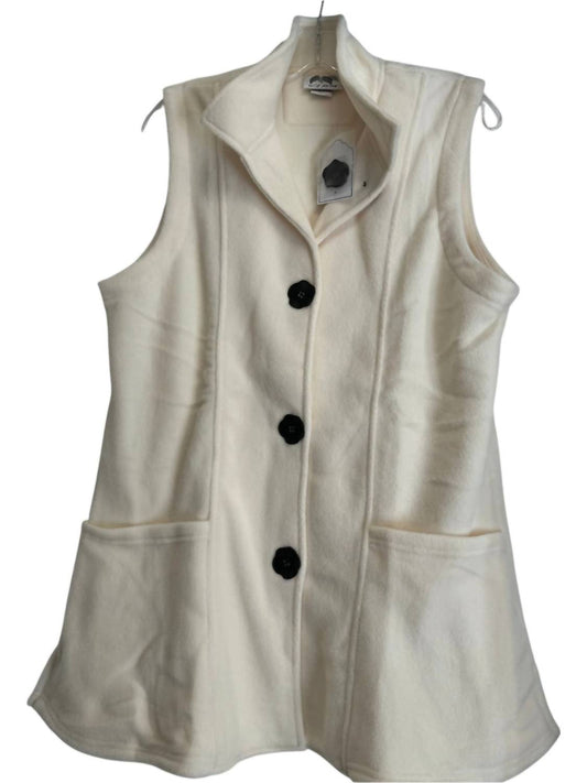 Wild Palms - Women's Big Button Long Vest