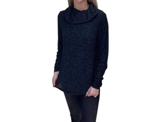 Tribal - JOSIE COWL NECK SHIRRING TOP