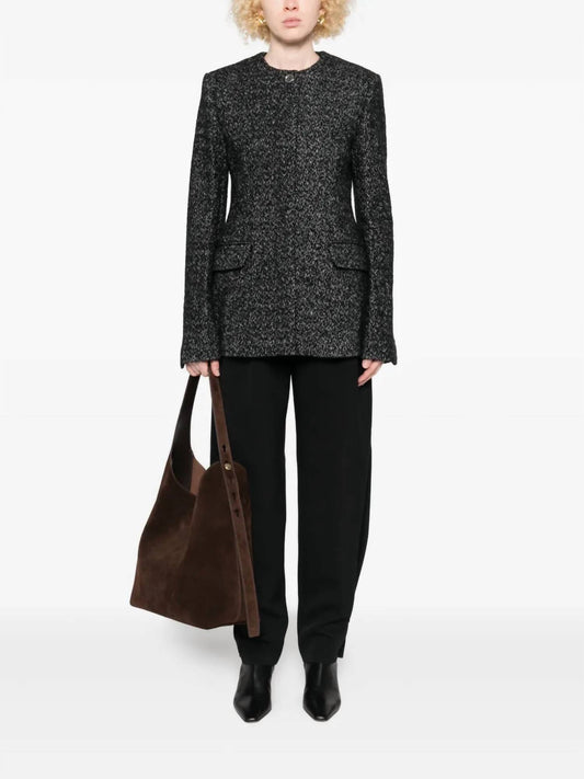 Toteme - Collarless Cinched Jacket