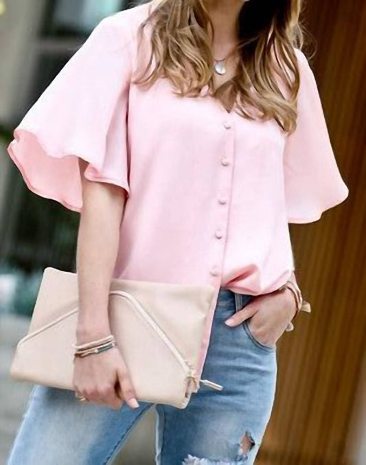 Mazik - Ruffle Sleeve Blouse