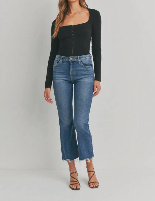 Just Black Denim - Vintage Crop Flare Jeans