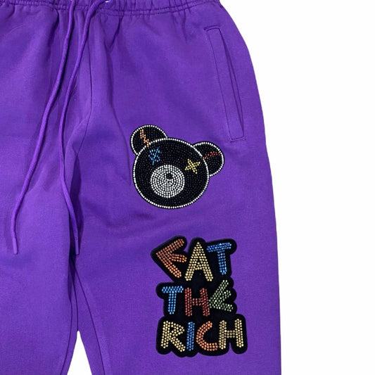 Roku Studio - Men's Eat The Rich Bear Sweatpants
