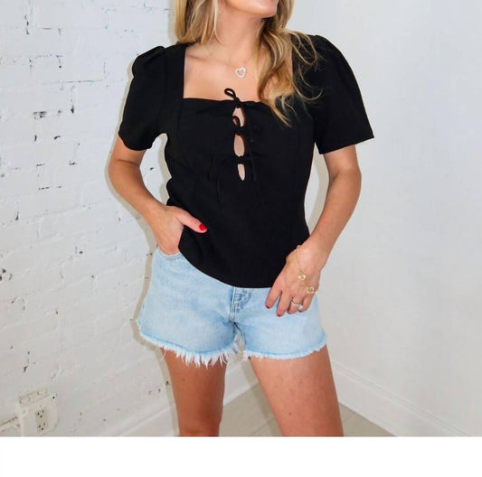 Astr - Torie Square Neck Top