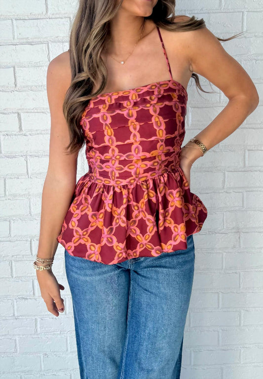 Strut & Bolt - Women's Bubble Printed Top