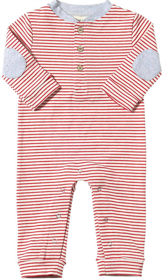Me & Henry - Boy's Niota Henley Romper
