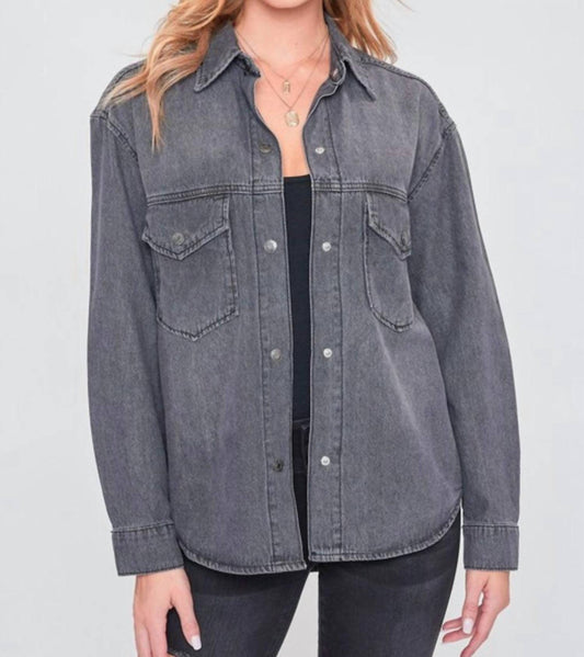 Ymi - Baguette Long Sleeve Denim Shirt