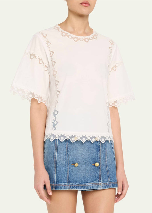 Ulla Johnson - Women's Kai Short Sleeve Top