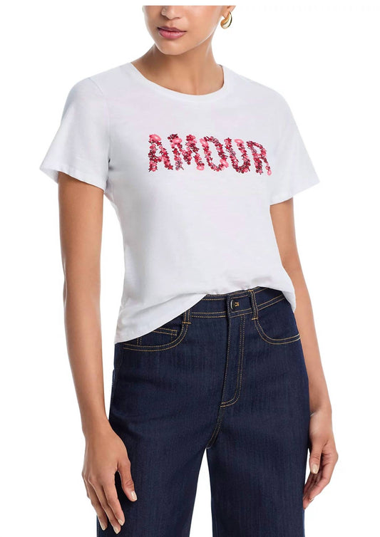 Cinq A Sept - Floral Amour Short Sleeve Tee