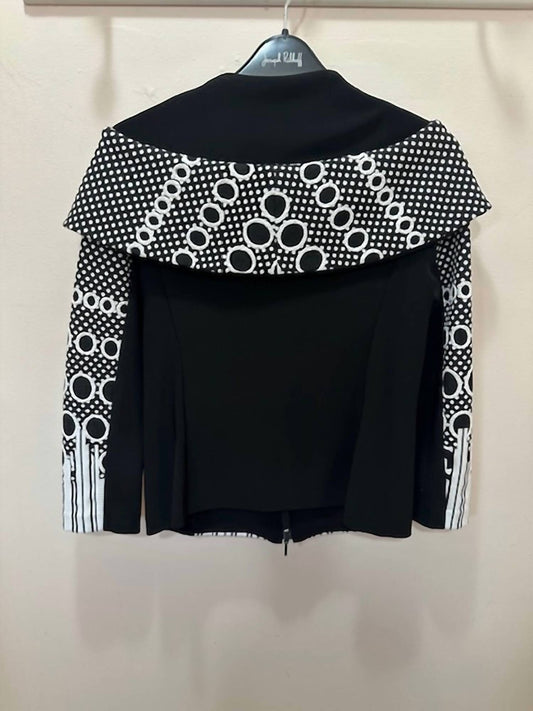 Joseph Ribkoff - Women's Shaw Collar Zip Jacket