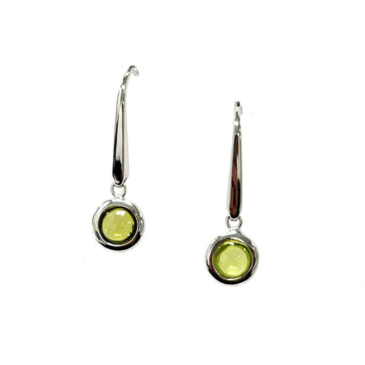 Aamiaa - Color Candy Collection Earrings With 5mm Round Peridot