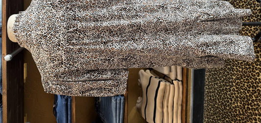 Uncle Frank - Women's Leopard Pleated Dress