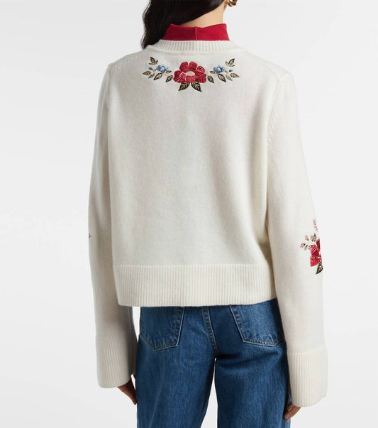 Farm Rio - Flowers Embroidery Cardigan