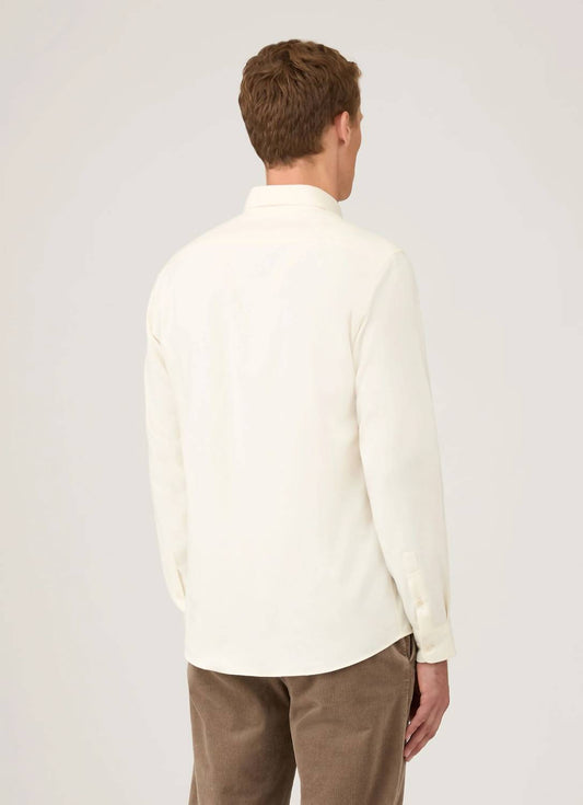 Sunspel - Brushed Cotton Flannel Shirt